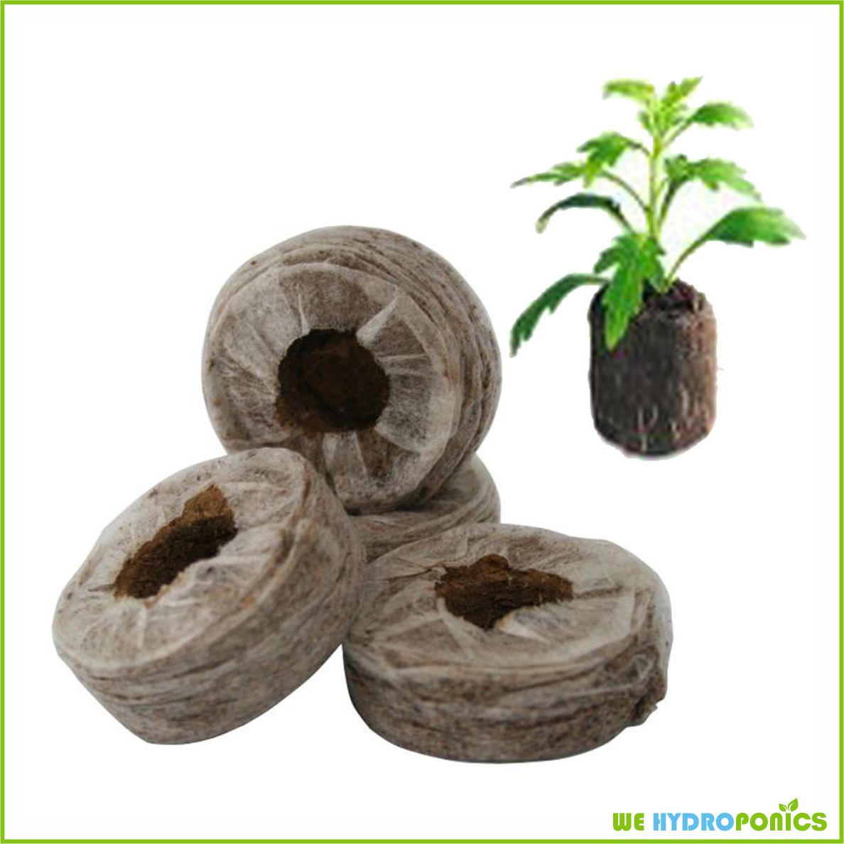 Hydroponics Jiffy Coco Pellets/Coco disc/Coco Plug 50mm Growing Medium