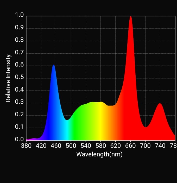 Hydroponics Grow Light Red blue Spectrum set of 4 WE Hydroponics