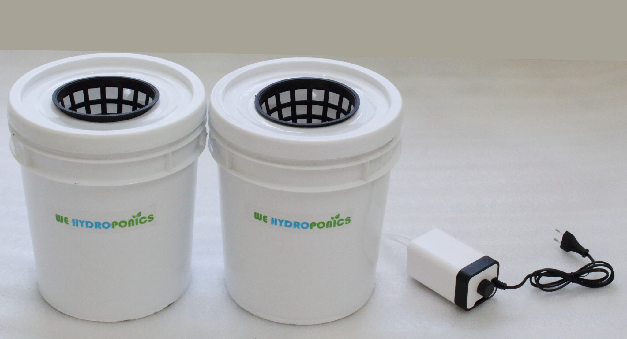 2 Buckets Kratky Ignite Hydroponics Kit with Complete Accessories WE Hydroponics